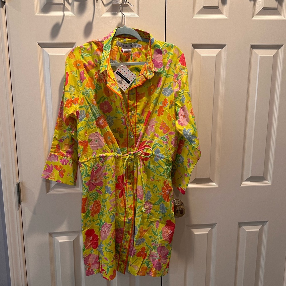 Gretchen Scott Dress - button-down drawstring
 Dress - DIVA - XXXL sizing-  NWT